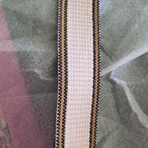 Cinta de para bolso o mochila en crudo con borde 30 mm - Imagen 2
